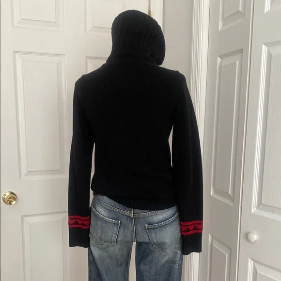 LRL Lauren Jeans Co. Lambs Wool Zip-Up Sweater - Picture 4 of 7